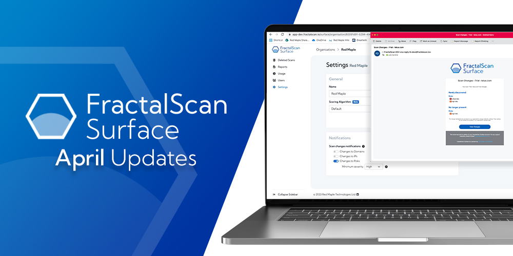 FractalScan Surface April 2023 update blog banner